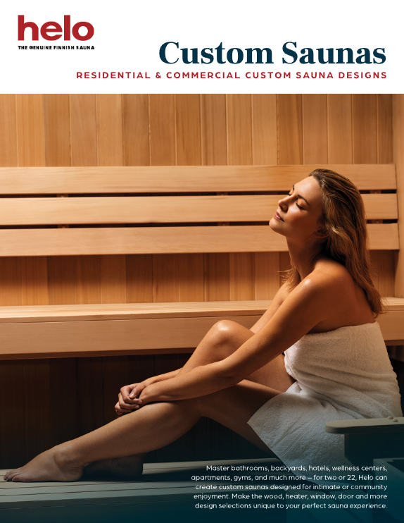 Helo Custom Sauna Catalog Helo Custom Sauna Catalog