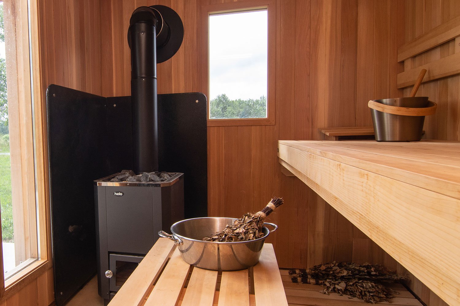 Kastor Woodburning Sauna Heaters, by Helo